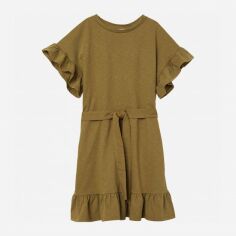 Акція на Плаття коротке жіноче H&M XAZ121546FSHD 32 Хакі від Rozetka