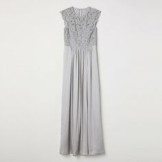 Акція на Сукня довга літня жіноча H&M XAZ109065NCOE 34 Блідо-блакитна від Rozetka