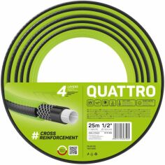 Акція на Шланг поливальний Cellfast Quattro 25 м 1/2" (10-065) від Rozetka