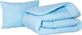 Акция на Набір Mirson №422 Eco Light Blue Soft Tracery Silk ковдра 140x205 + подушка м'ягка 50x70 от Rozetka