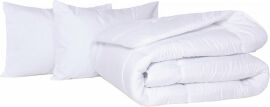 Акция на Набір Mirson №441 Eco Light White Soft Tracery Tencel ковдра 155x215 + подушки м'які 50x70 2 шт от Rozetka