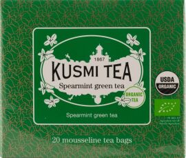 Акция на Чай зелений Kusmi Tea Spearmint Green Tea органічний 20 пакетиків х 2 г от Rozetka