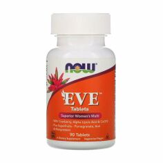 Акція на Дієтична добавка вітаміни в таблетках NOW foods EVE для жінок, 90 шт від Eva