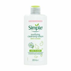 Акція на Очищувальний лосьйон для обличчя Simple Kind to Skin Purifying Cleansing Lotion, 200 мл від Eva