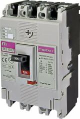 Акция на Автоматический выключатель ETI EB2S 160 / 3LF 16A (16kA, фикс. / Фикс.) 3P от MOYO
