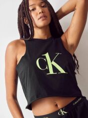 Акция на Топ жіночий Calvin Klein Underwear 539021873 L Чорний от Rozetka
