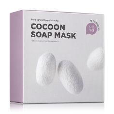 Акція на Мило-маска для обличчя Skin1004 Zombie Beauty Cocoon Soap Mask з екстрактом кокону шовкопряда, 100 г від Eva
