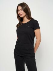 Акція на Футболка жіноча Tommy Hilfiger 11043.1 S Чорна від Rozetka