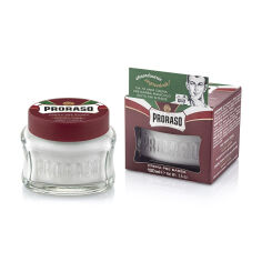 Акция на Крем перед голінням Proraso Sandalwood Pre-Shaving Cream з олією ши та олією сандалу, для жорсткої щетини, 100 мл от Eva