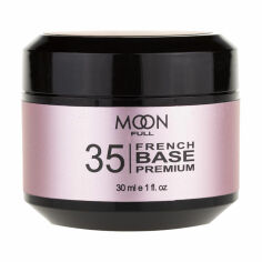 Акція на База-френч для гель-лаку Moon Full Base French Premium 35 Ніжно-рожевий, 30 мл від Eva