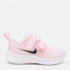 Акция на Дитячі кросівки для дівчинки Nike Star Runner 3 (Tdv) DA2778-601 26 (9C) Рожеві от Rozetka