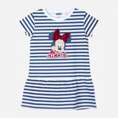 Акція на Дитяче літнє плаття для дівчинки Disney 2200009239 98 см Темно-синє від Rozetka
