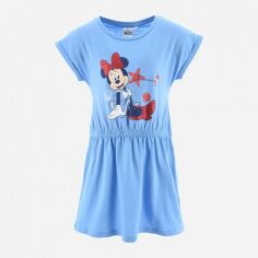 Акція на Дитяча літня сукня для дівчинки Disney Minnie WE1226 110-116 см Синя від Rozetka