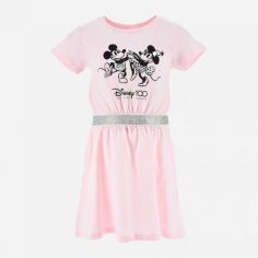 Акция на Дитяче літнє плаття для дівчинки Disney Minnie WE1233 122-128 см Рожеве от Rozetka