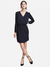 Акція на Сукня коротка жіноча H&M XAZ160275LYGG XL Темно-синя від Rozetka