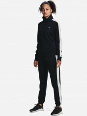 Акція на Спортивний костюм жіночий Under Armour Tricot Tracksuit 1365147-001 S Чорний від Rozetka