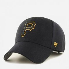 Акція на Кепка 47 Brand Pittsburgh Pirates Wool B-MVP20WBV-BKJ One Size Чорний/Сірий від Rozetka