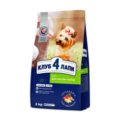 Акція на Сухий корм для собак Club 4 Paws Premium для малих порід, 2 кг від Eva