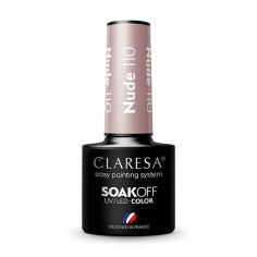 Акція на Гель-лак для нігтів Claresa Nude Soak Off UV/LED Color 110, 5 г від Eva
