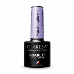 Акція на Гель-лак для нігтів Claresa Marshmallow Soak Off UV/LED Color 4, 5 г від Eva