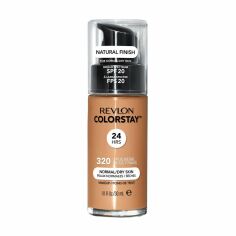 Акція на Тональний крем для обличчя Revlon ColorStay Makeup for Normal/Dry Skin SPF 20 для нормальної та сухої шкіри, 320 True Beige, 30 мл від Eva