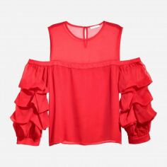Акція на Топ жіночий H&M XAZ097424HUSK 32 Червоний від Rozetka