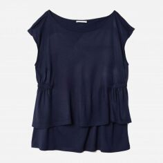 Акція на Топ для вагітних жіночий H&M Mama XAZ098888UWYF L Темно-синій від Rozetka