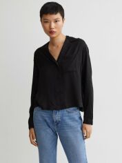 Акція на Сорочка H&M 061059087 L Чорна від Rozetka