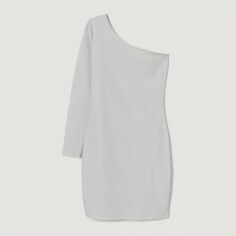 Акция на Сукня-футболка міні осіння жіноча H&M 0876288 S Сіра от Rozetka