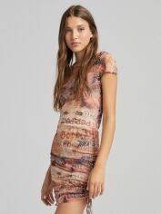 Акція на Плаття-футболка коротке літнє жіноче Bershka XAZ377937CLQJ S Різнокольорове від Rozetka