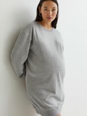 Акция на Сукня для вагітних міді зимова жіноча H&M Mama XAZ334926WOOA S Сірий меланж от Rozetka