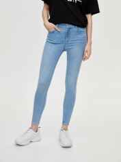 Акція на Джинси Skinny жіночі Pull & Bear XAZ259891QWHH 38 Блакитні від Rozetka