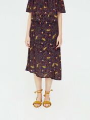 Акція на Спідниця міді літня жіноча Pull & Bear XAZ191192MMQF M Різнобарвна від Rozetka