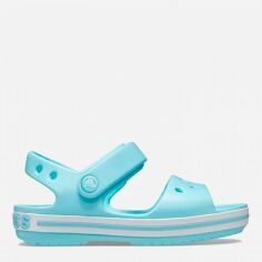 Акция на Дитячі сандалі для дівчинки Crocs Crocband Sandal K 12856-4S3-C11 28 Блакитні от Rozetka