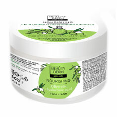 Акція на Крем для обличчя BEAUTYDERM Nourishing Olive Oil + Hyaluronic Acid Face Cream для нормальної та сухої шкіри, 250 мл від Eva