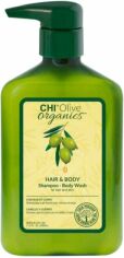 Акція на Шампунь Chi Farouk Olive Organics Hair & Body Shampoo/Body Wash 340 мл від Rozetka