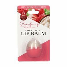 Акція на Бальзам для губ Difeel Essentials Strawberry & Shea Lip Balm Полуниця та олія ши, 7.5 г від Eva