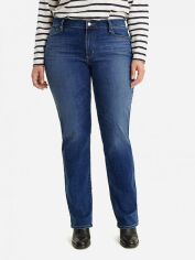 Акція на Джинси Regular Fit жіночі Levi`s Mid Rise Classic Straight-Leg 29839277 44 Сині від Rozetka