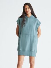 Акція на Сукня коротка осіння жіноча Calvin Klein 172324178 XS Бірюзова від Rozetka