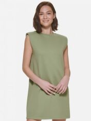 Акція на Сукня-футболка міні літня жіноча Calvin Klein 617348536 M Зелена від Rozetka