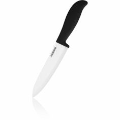 Акция на Нож керамический поварской Ardesto Fresh 27.5 см черный (AR2127CB) от MOYO