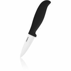 Акція на Нож керамический для овощей Ardesto Fresh 18.5 см черный (AR2118CB) від MOYO
