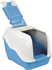 Акция на Туалет для котов MPS Spa Box Netta Maxi 66x49x50 см Blue (8022967062091) от Rozetka UA