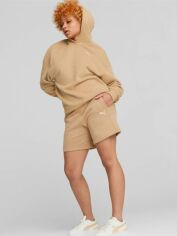 Акція на Спортивний костюм Puma Loungewear Short Suit 67370389 XS Dusty Tan від Rozetka