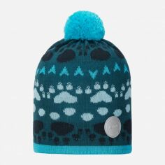 Акция на Дитяча зимова шапка-біні з помпоном для хлопчика Reima Tipla 528716-7711 48-50 от Rozetka