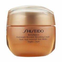 Акція на Нічний крем для обличчя Shiseido Benefiance Overnight Wrinkle Resisting Cream проти зморщок, 50 мл від Eva
