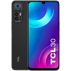 Акція на Смартфон TCL 30 (T676H) 4/64GB Tech Black від Comfy UA