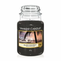 Акція на Ароматична свічка в банці Yankee Candle Black Coconut, 623 г від Eva