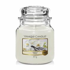 Акція на Ароматична свічка в банці Yankee Candle Vanilla, 411 г від Eva
