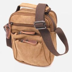 Акція на Сумка крос-боді через плече чоловіча Vintage 21245 Коричнева (leather-21245) від Rozetka